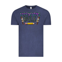 Vintage Denim librarians rule Vintage Tee - CowhideDigitalArt