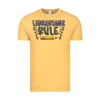 Vintage Mustard librarians rule Vintage Tee - CowhideDigitalArt
