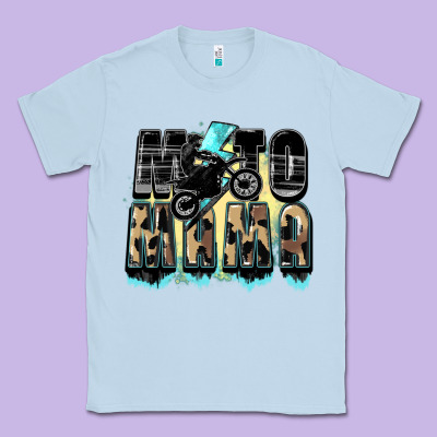 Moto Mama Mother's Day Classic Tee Designed By Fadigitalartstudio