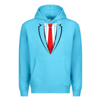 Ocean Blue halloween trump suit shirt us president easy costume t shirt Premium Hoodie - baoMotion