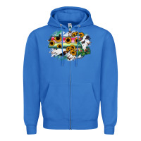 True Royal Massachusetts State Map Zipper Hoodie - RanaPortraitStore