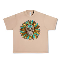 Burro sunflower with skull Urban Heavy Tee - RanaPortraitStore