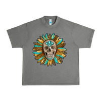 Tornado sunflower with skull Urban Heavy Tee - RanaPortraitStore