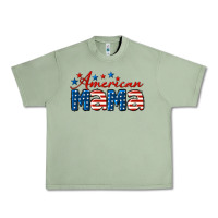 Oil Green American Mama Mother's Day Urban Heavy Tee - LillyAllenDesigns