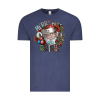 Vintage Denim merry and bright Vintage Tee - SublimationCraftShop
