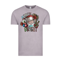 Vintage Zinc merry and bright Vintage Tee - SublimationCraftShop