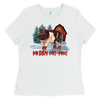 White merry pigmas Ladies Tee - LillyAllenDesigns