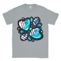 Heather Grey American gemstone Classic Tee - FaDigitalArtStudio