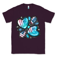 Plum American gemstone Classic Tee - FaDigitalArtStudio