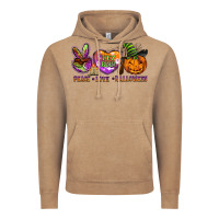 Vintage Coffee peace love halloween Vintage Hoodie - BarkalooDesign