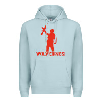 Blue Mist red dawn wolverines Premium Hoodie - baoMotion