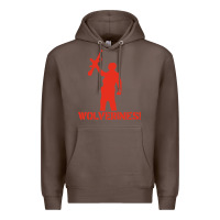 Coffee red dawn wolverines Premium Hoodie - baoMotion