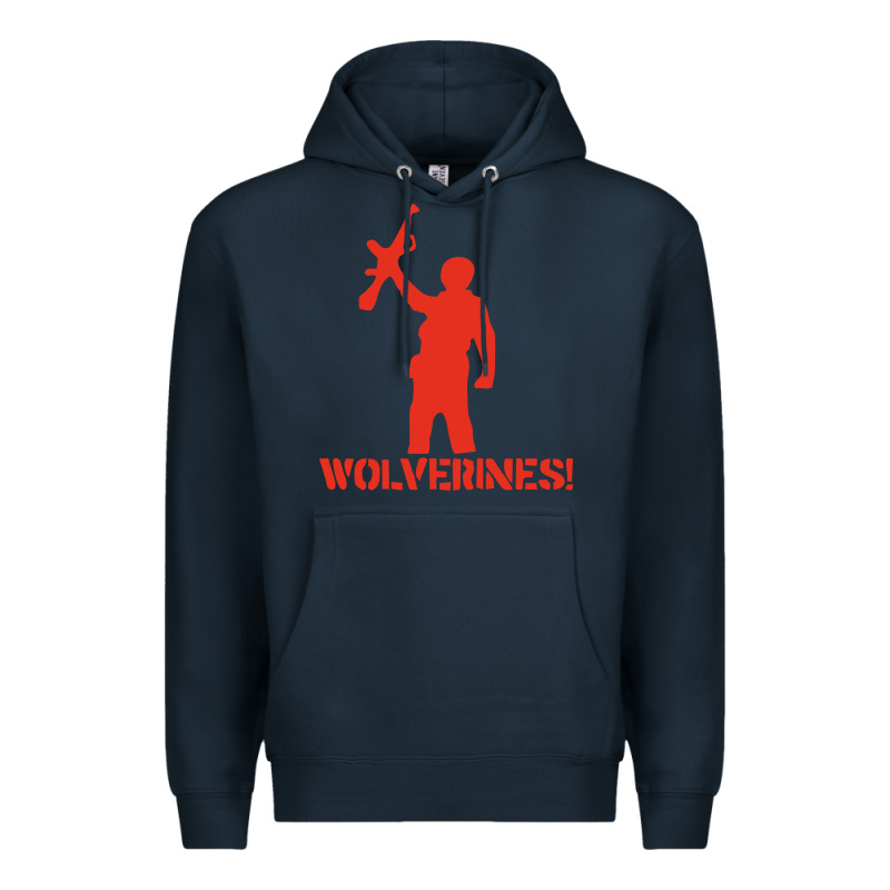 Red Dawn Wolverines Premium Hoodie by baoMotion | Teevron