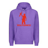 Purple red dawn wolverines Premium Hoodie - baoMotion