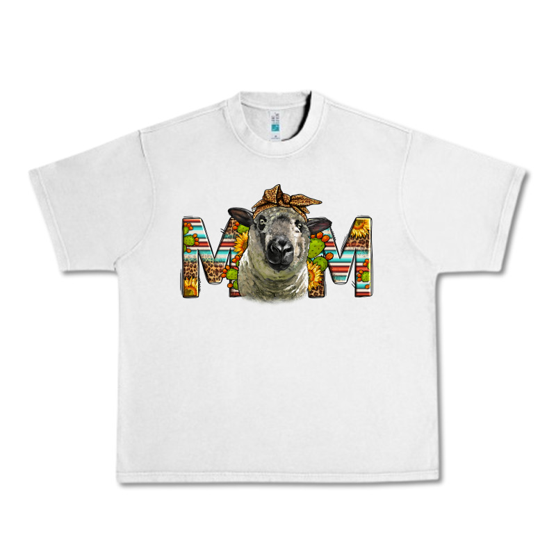 Hampshire Sheep Mom Mother's Day Urban Heavy Tee by LillyAllenDesigns | Teevron