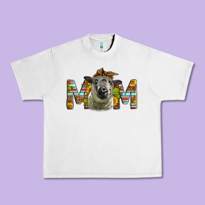 Hampshire Sheep Mom Mother's Day Urban Heavy Tee Designed By Lillyallendesigns