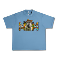 Pebble Blue hampshire sheep mom Mother's Day Urban Heavy Tee - LillyAllenDesigns