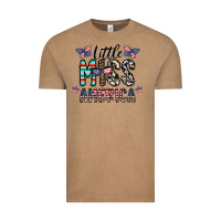 Vintage Coffee little miss america Vintage Tee - CowhideDigitalArt