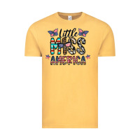 Vintage Mustard little miss america Vintage Tee - CowhideDigitalArt