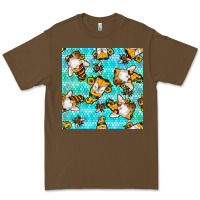 Cacao honey bee gnomes seamless pattern Premium Tee - BundleAndBundleShop