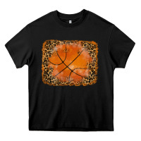 Black glitter leopard basketball background Heavy Core Tee - RanaPortraitStore