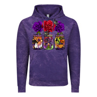 Cloud Purple halloween jars rose Vintage Hoodie - BarkalooDesign