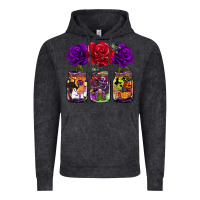 Vintage Black halloween jars rose Vintage Hoodie - BarkalooDesign