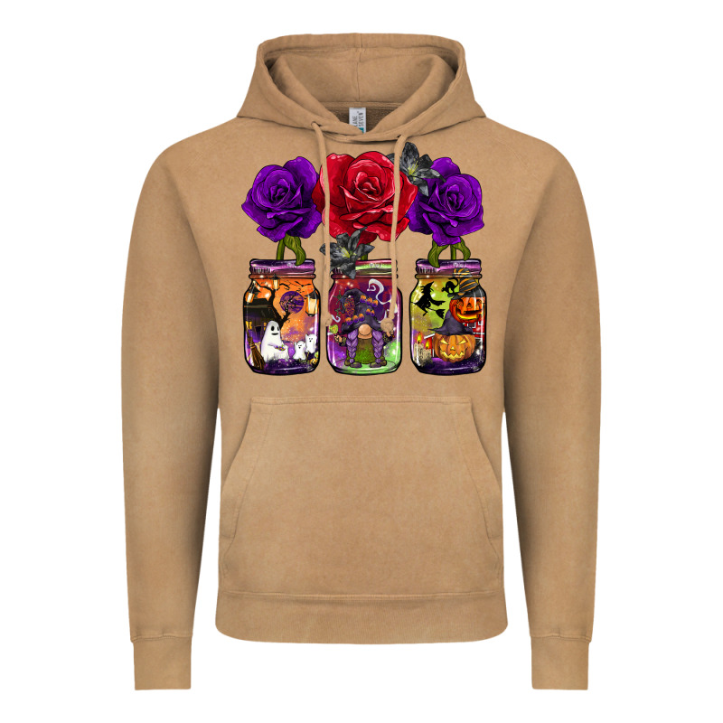 Halloween Jars Rose Vintage Hoodie by BarkalooDesign | Teevron