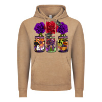Vintage Coffee halloween jars rose Vintage Hoodie - BarkalooDesign