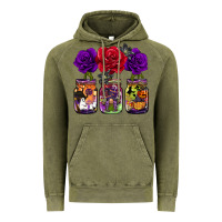 Vintage Olive halloween jars rose Vintage Hoodie - BarkalooDesign