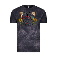 Cloud Black little sister biggest fan Vintage Tee - CowhideDigitalArt