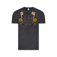 Vintage Black little sister biggest fan Vintage Tee - CowhideDigitalArt