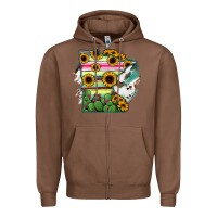 Chestnut Minnesota State Map Zipper Hoodie - RanaPortraitStore