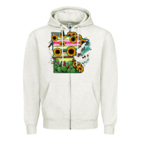 Oatmeal Heather Minnesota State Map Zipper Hoodie - RanaPortraitStore