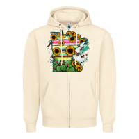Sandshell Minnesota State Map Zipper Hoodie - RanaPortraitStore