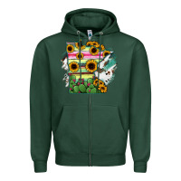 Sports Green Minnesota State Map Zipper Hoodie - RanaPortraitStore
