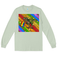 Matcha lgbtq dinosaur t rex tumbler Long Sleeve Tee - Artiststas