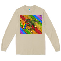 Mushroom lgbtq dinosaur t rex tumbler Long Sleeve Tee - Artiststas