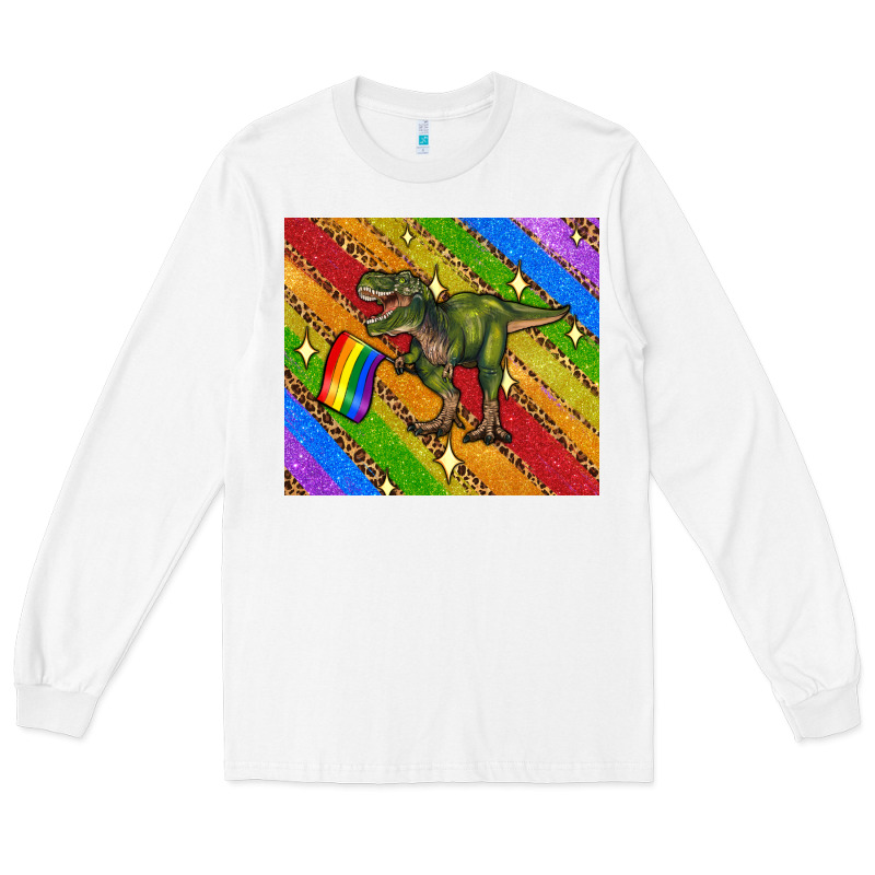 Lgbtq Dinosaur T Rex Tumbler Long Sleeve Tee by Artiststas | Teevron