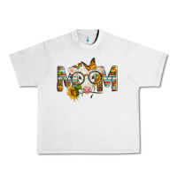 Lunar Rock Western Baby Calf Mom With Sunflower Mother's Day Urban Heavy Tee - LillyAllenDesigns