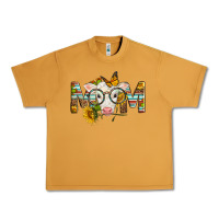 Peanut Butter Western Baby Calf Mom With Sunflower Mother's Day Urban Heavy Tee - LillyAllenDesigns