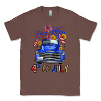 Chestnut Western Fourth Of July Truck Classic Tee - FaDigitalArtStudio