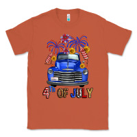 Copper Western Fourth Of July Truck Classic Tee - FaDigitalArtStudio