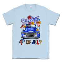Western Fourth Of July Truck Classic Tee | Teevron