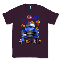 Plum Western Fourth Of July Truck Classic Tee - FaDigitalArtStudio
