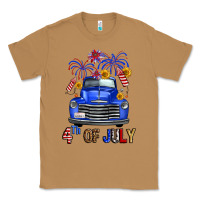 Toasted Coconut Western Fourth Of July Truck Classic Tee - FaDigitalArtStudio