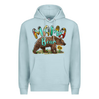 Blue Mist mama bear Premium Hoodie - BarkalooDesign