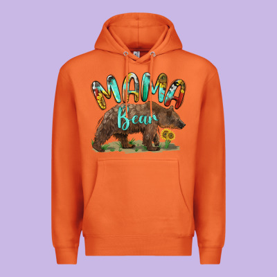 Mama Bear Premium Hoodie Designed By Barkaloodesign