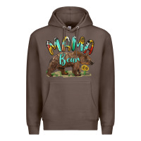 Coffee mama bear Premium Hoodie - BarkalooDesign