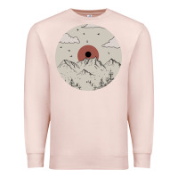Pale Pink The Mountains Are Calling Premium Sweatshirt - Bettercallsaul